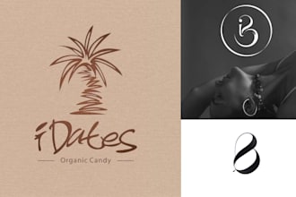 do modern combination logo for you