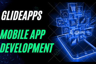 create mobile app using  glideapp