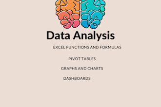 create excel pivot tables, graphs, and  dashboards