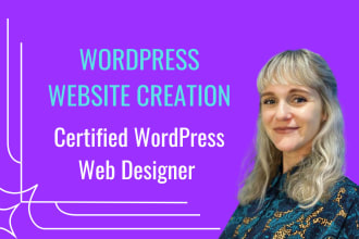 create a wordpress website using elementor pro or avada