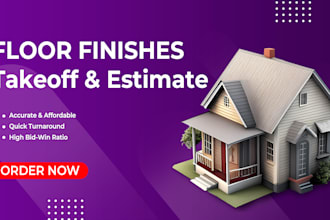flooring material takeoff, cost estimation