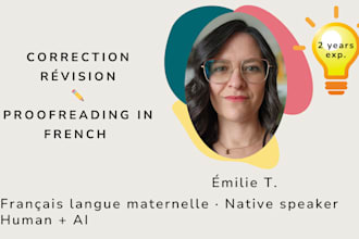 proofread and edit your french text up to 8k words