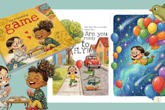 design childrens books with unique characters