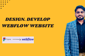 develop a webflow website design or figma to webflow