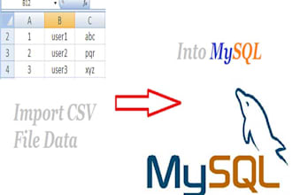 import csv data into mysql database