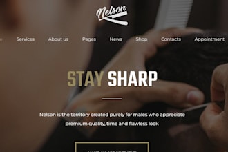 do barbershop website, barbershop appointment website spa appointment website