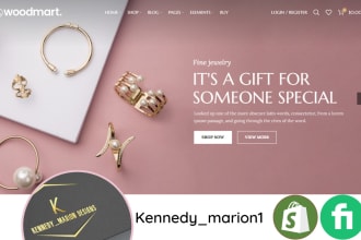 design luxury watch, anklets, rings, highly profitable jewelry shopify store