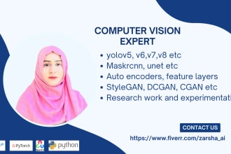 use yolo, maskrcnn, unet, autoencoders, gans, faster rcnn and efficientnet