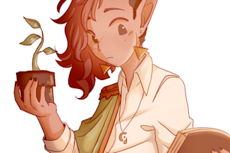 draw full body digital art of any character
