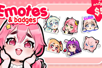 create cute chibi emotes in 24h