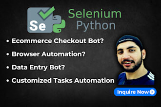 create custom python bots for browser automation