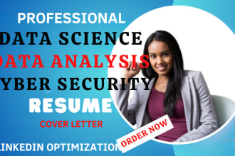 write data science resume data analyst data scientist cyber security resume