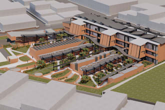 3d arch visualizations from sketchs or plans or any source you have