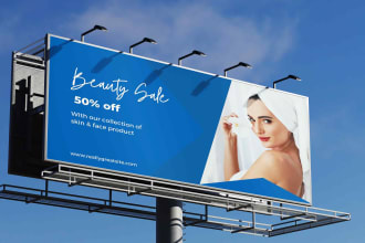 do billboard design, yard sign, signboard,vinyl banner and outdoor ads