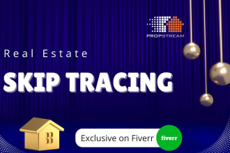 provide seller leads with skip tracing for real estate business