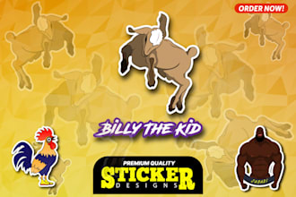 create custom sticker, label, badge, patch design packs
