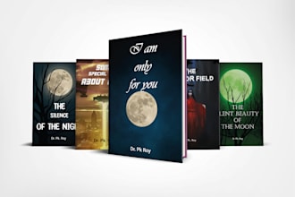 design a professional book cover hardcover ebook cover