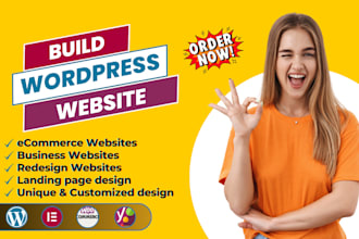 build a fully responsive, high quality wordpress website