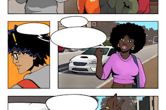 draw art for your comicbooks or graphic novels