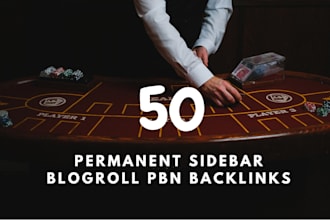 500 sidebar blogroll footer SEO backlinks da50 homepage