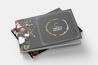create a restaurant menu design
