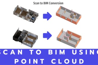 do scan to bim using point cloud as reference for modeling