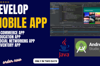 create and android app with java in android studio