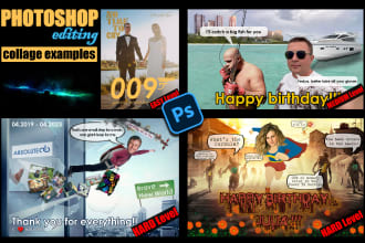 create unusual photo manipulation and any photoshop editing