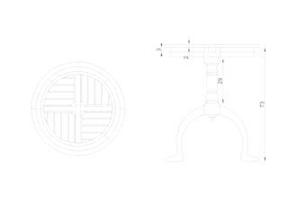 draft your furniture to technical drawing autocad
