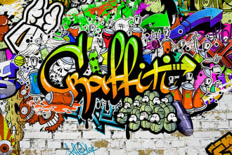design wall art, decal, mural, graffiti for your business