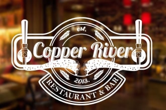 design a professional modern  fresh food, restaurant logo
