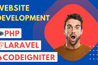 create exceptional website using laravel, PHP or codeigniter