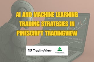 code ai and machine learning trading strategy in pinescript tradingview