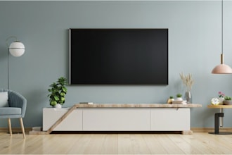 do realistic custom canvas wall art mockup design