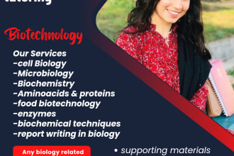 your expert online biology and medical sciences tutor