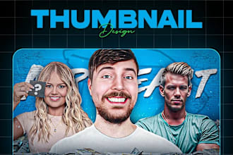 create eye catchy youtube thumbnail and gaming thumbnail design expert