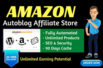 create an amazon autopilot affiliate website in wordpress