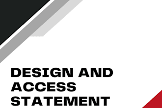 write a winning design and access statement for your UK planning application