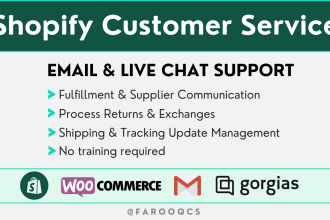 customer support email and live chat support dropshipping business manager