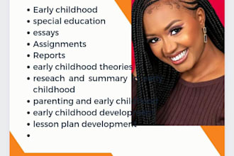 handle essays and assignment in early childhood and special education
