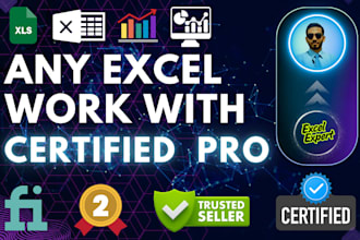 create excel dashboards, pivot tables, and formulas