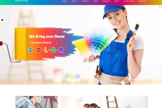 create a painting website for your business