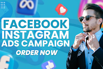 setup fb and insta ads campaign, facebook advertising, instagram advertising