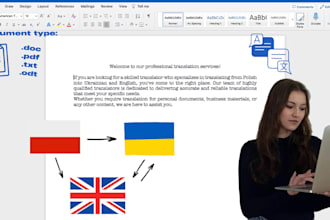 translate text from polish to english or ukrainian
