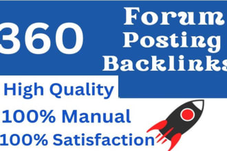 do niche relevant forum backlink and forum posting