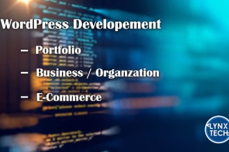 create and manage wordpress website