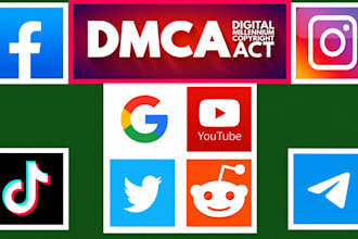 remove copyright defaming content from facebook,google,reddit,ig,yt,tiktok dmca