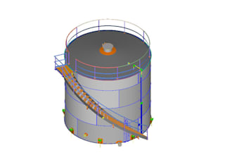 do storage tank calculation by ametank prepare fabrication dwg