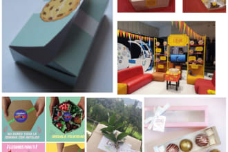 design the box or packing for your company or product