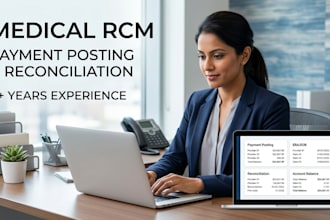 provide medical billing, payment posting and rcm services